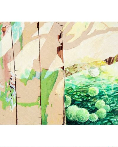 "La mémoire et la mer"
Aquarelle sur papier Hahnemühle - 25,7x37,7 cm - 2019 "La mémoire et la mer"