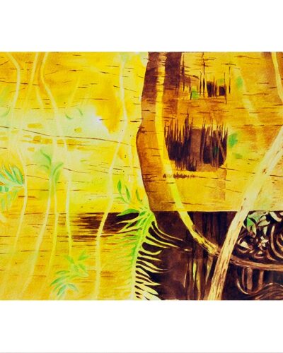 "Capillarité"
Aquarelle sur papier Hahnemühle - 25,7x37,7 cm - 2019 "Capillarité"