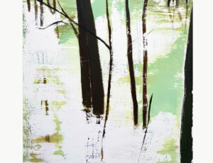 "D'une rive à l'autre"
Acrylique - Papier marouflé sur toile