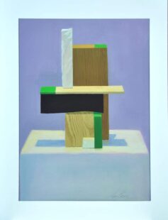 "Composition#07" Aquarelle sur papier Hahnemühle, 35x47cm